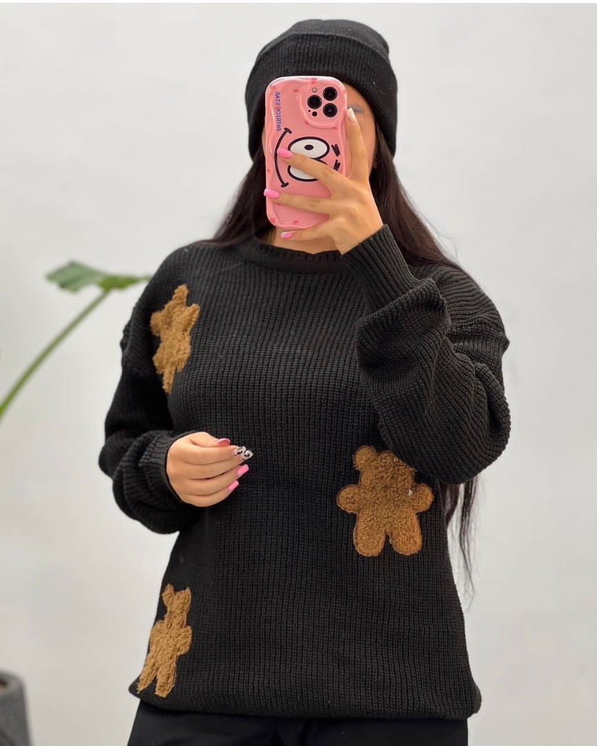 لباس زنانه تونیک بافت خرسی کد 548