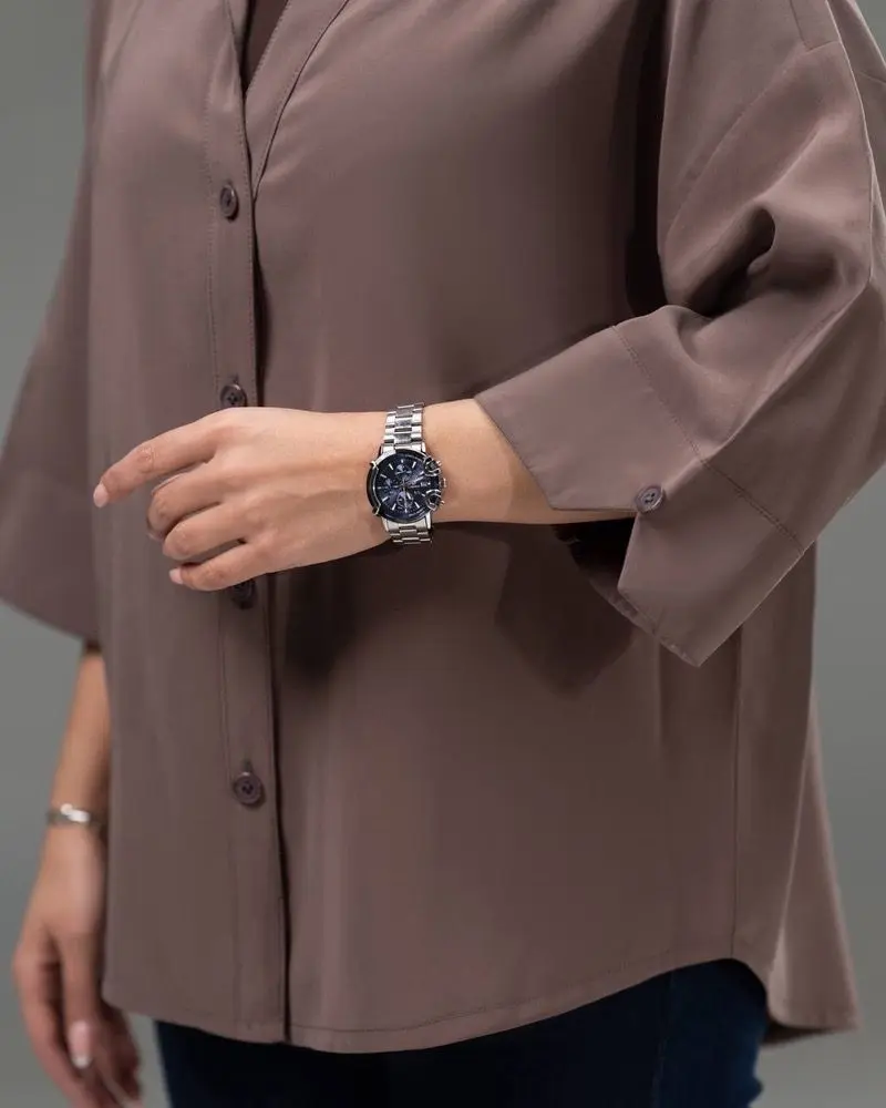 شومیز سیلک بدون چروکی بیرون پوش کد 20317